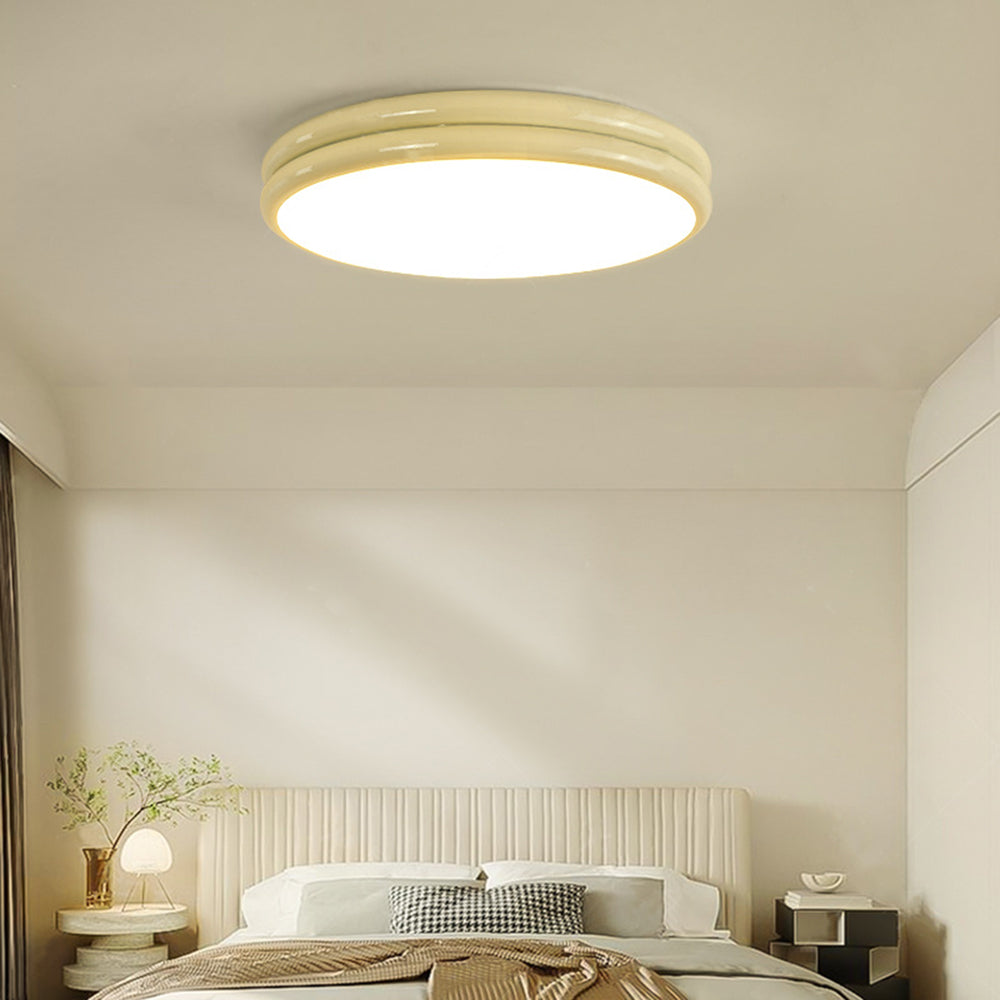 Modern Flush Mount Ceiling Light Minimal Round LED Design - Image 5