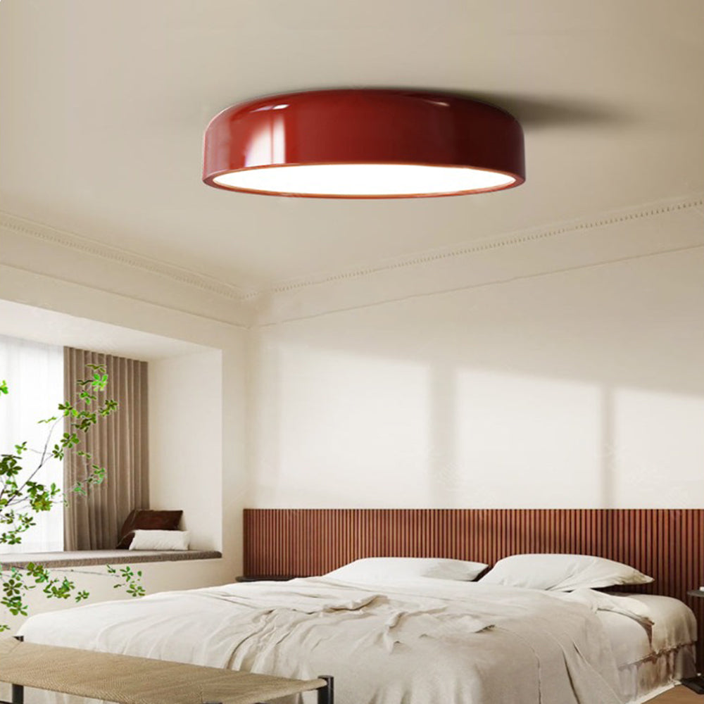 Morandi Retro LED Ceiling Light Dimmable Round Light for Home & Living Room - Image 2