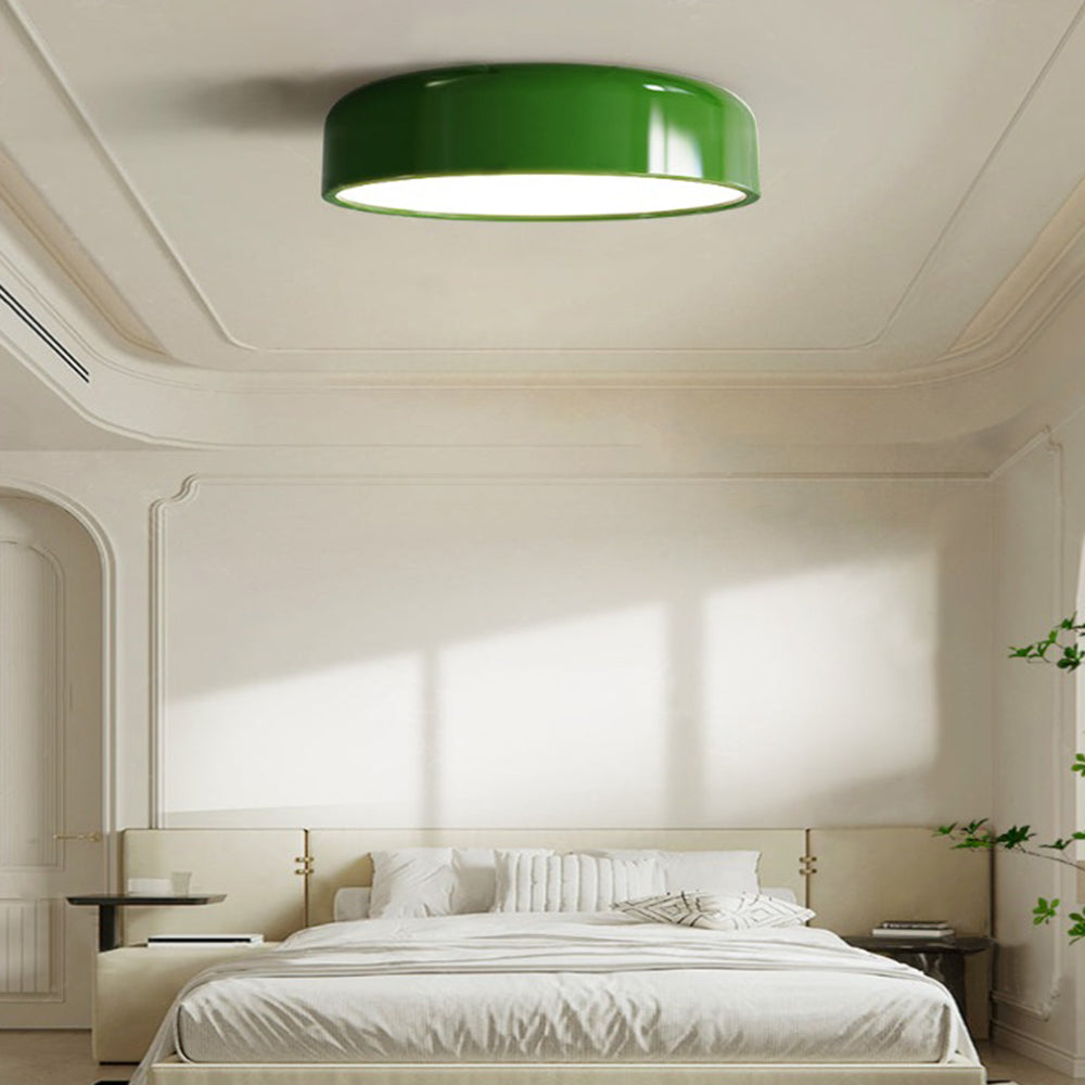 Morandi Retro LED Ceiling Light Dimmable Round Light for Home & Living Room - Image 7