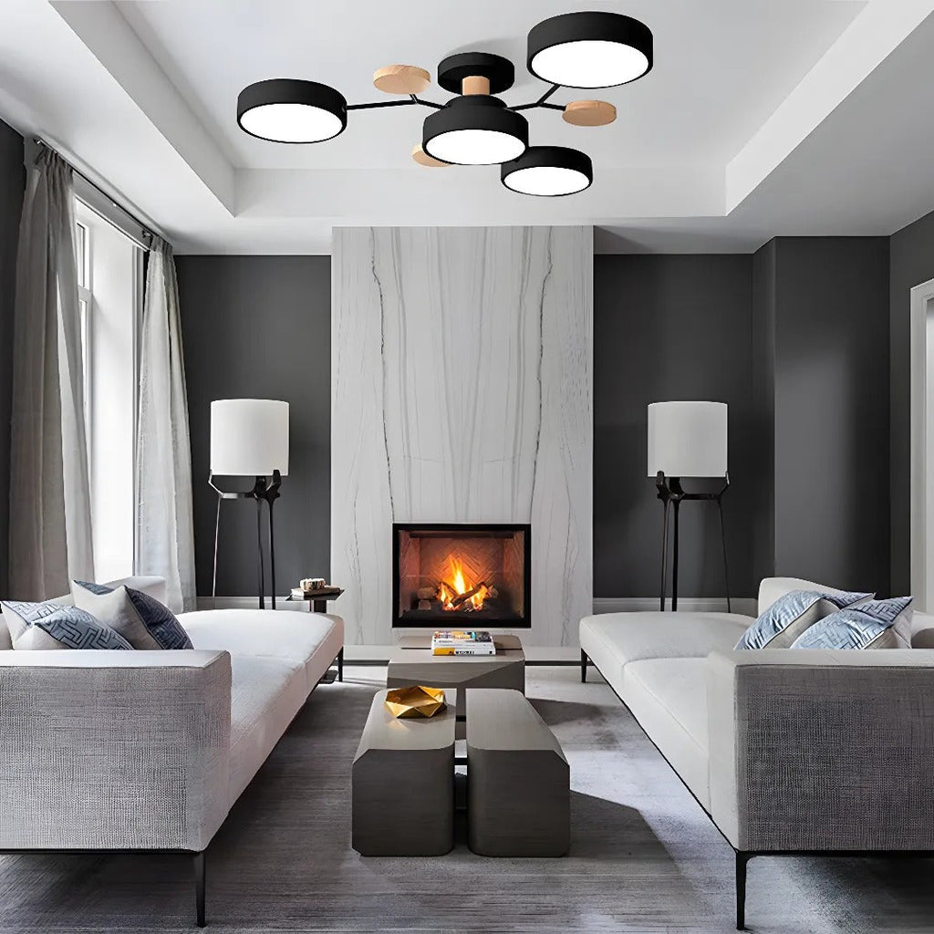 Modern Ceiling Light LED Flush Mount Bright Contemporary Fixture - Image 30