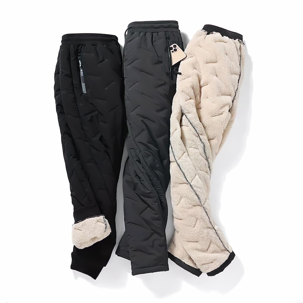 Women's Modern Cosy Thermal Waterproof Winter Pants in Soft Fleece with Pockets