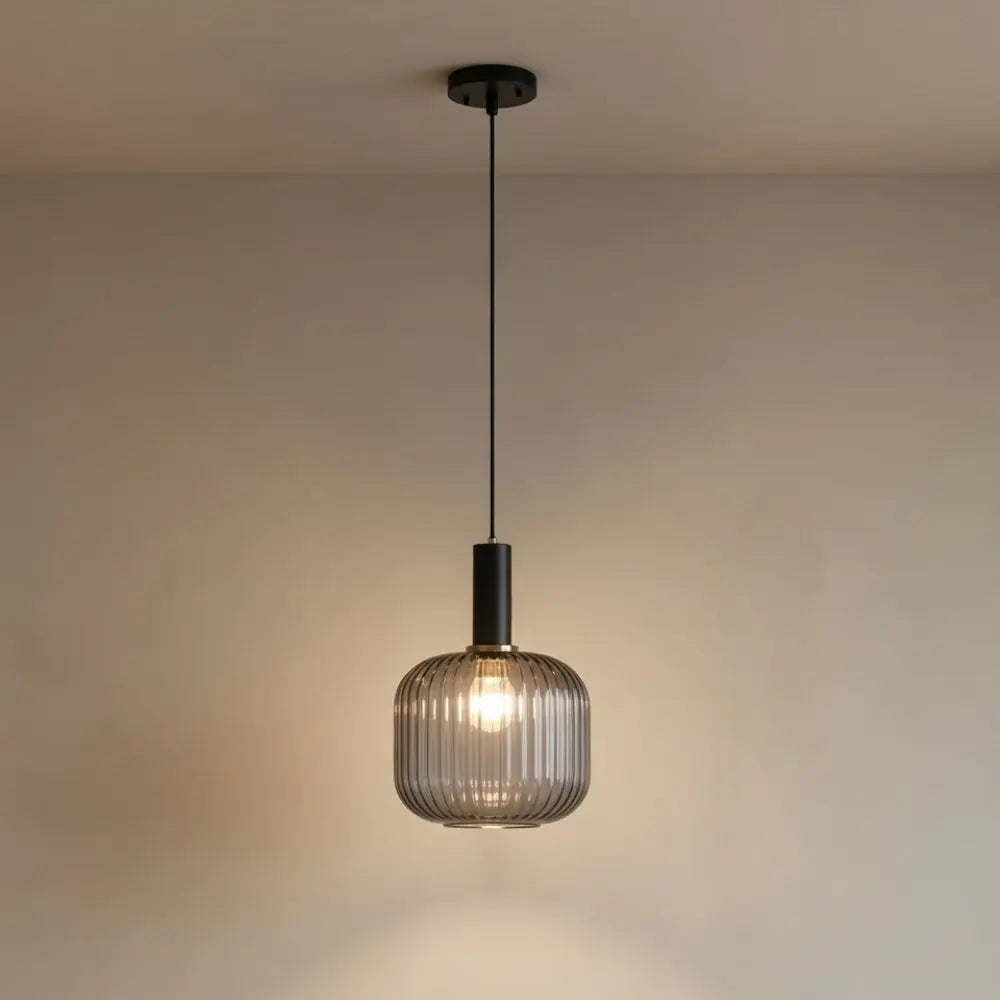 Chromeaura – Retro Glass Wave Pendant Light - Image 11
