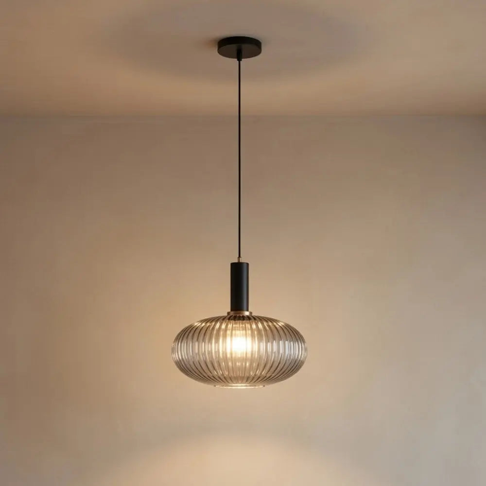Chromeaura – Retro Glass Wave Pendant Light - Image 17