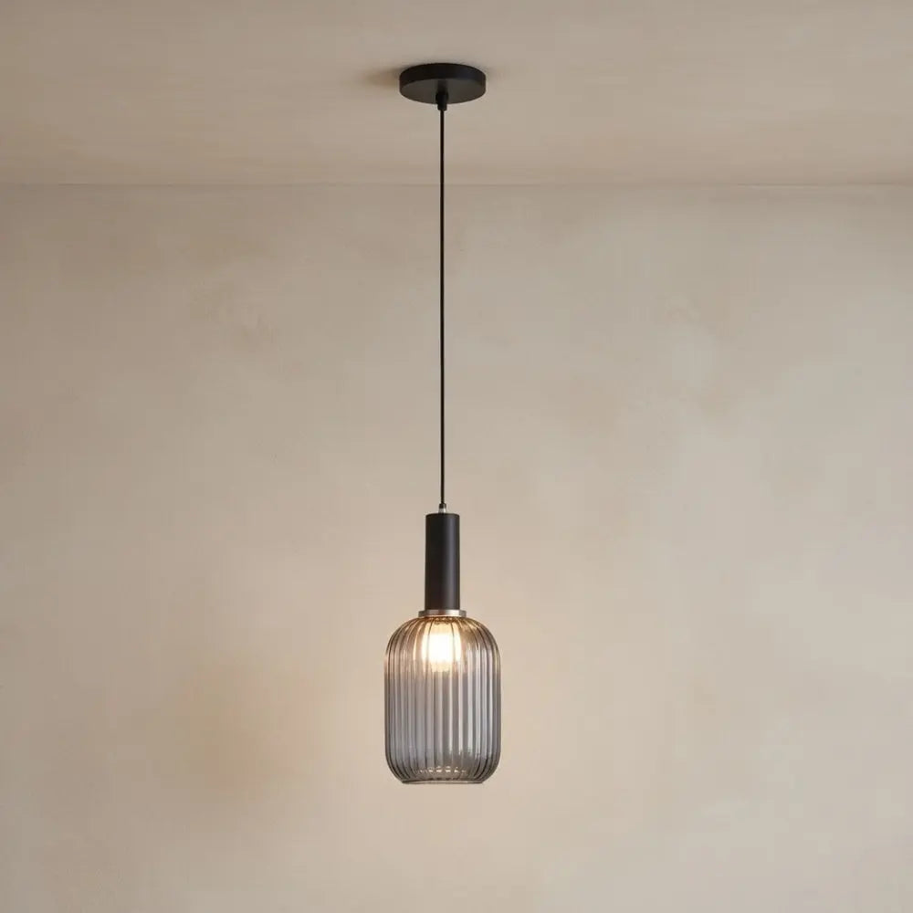 Chromeaura – Retro Glass Wave Pendant Light - Image 5