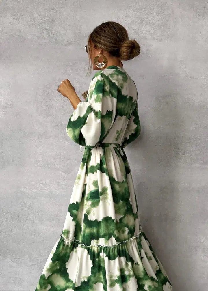Timeless Flowing Tie-Waist Maxi Dress for Women