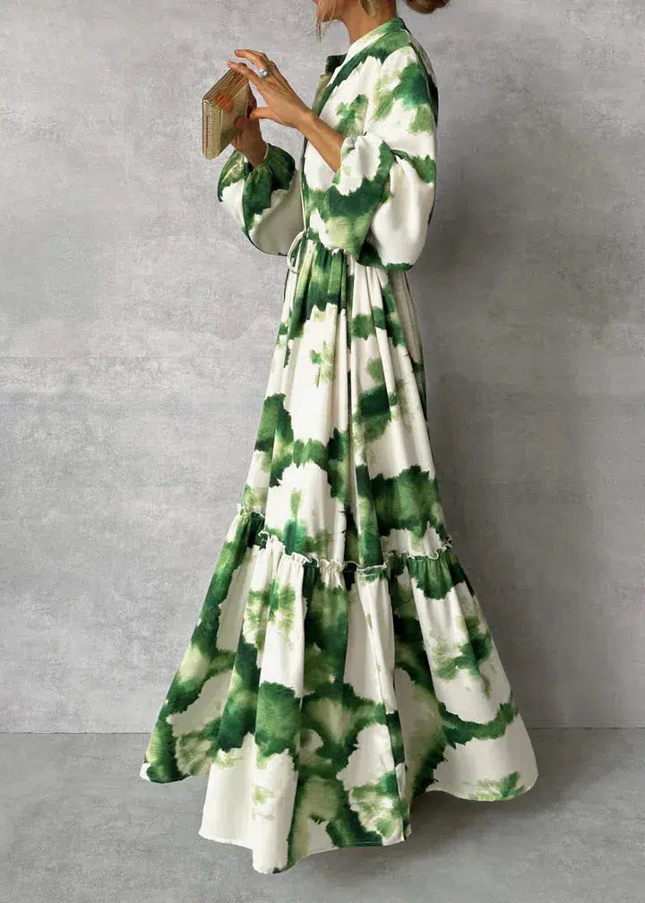 Timeless Flowing Tie-Waist Maxi Dress for Women