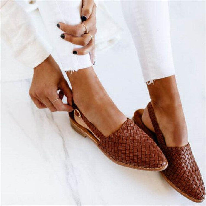 Versatile Everyday Casual Woven Flats for Women