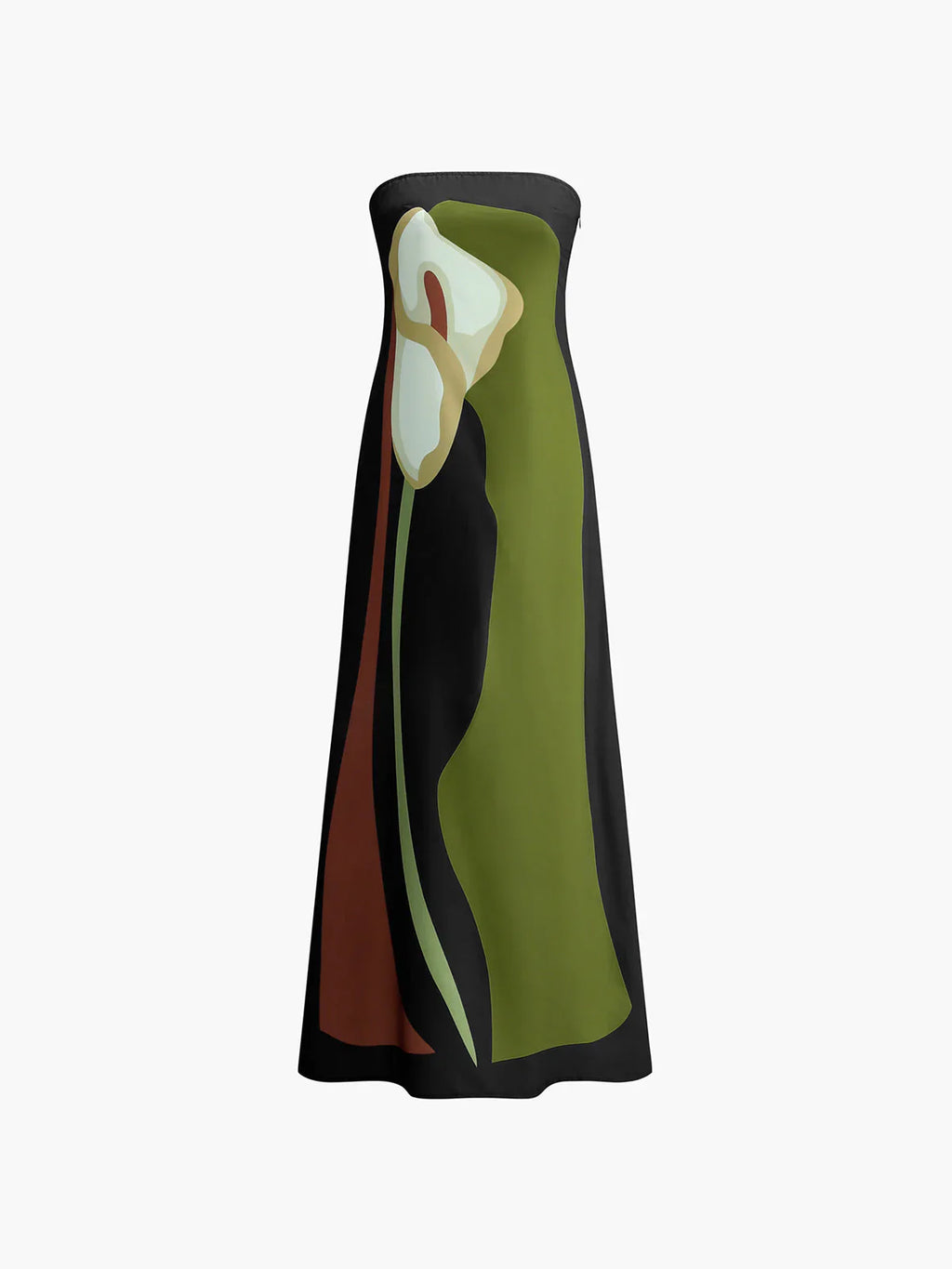 Women's Strapless Breezy Chic Getaway Maxi Beach Dress