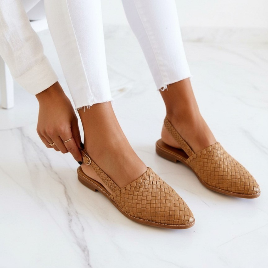 Versatile Everyday Casual Woven Flats for Women