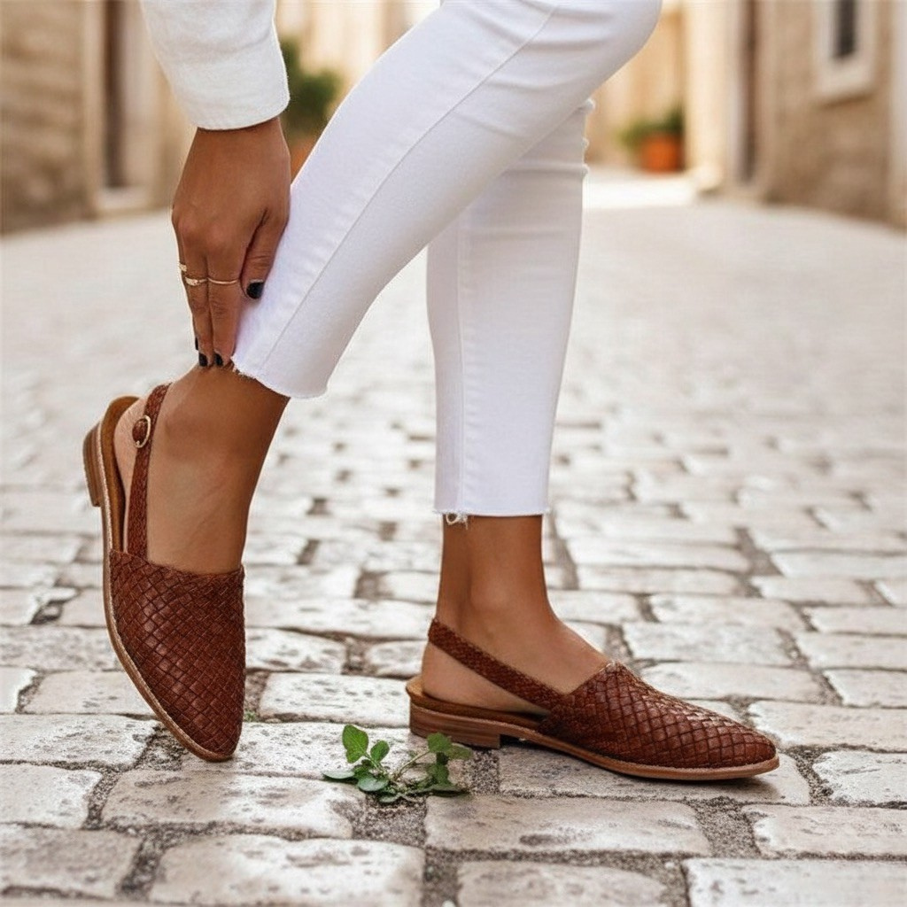 Versatile Everyday Casual Woven Flats for Women