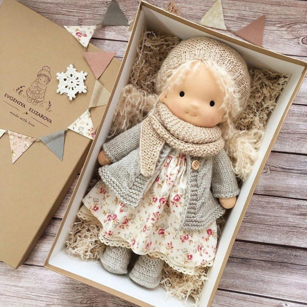 Kids Waldorf Handcafed Doll Soft Plush Play Companion - Image 6