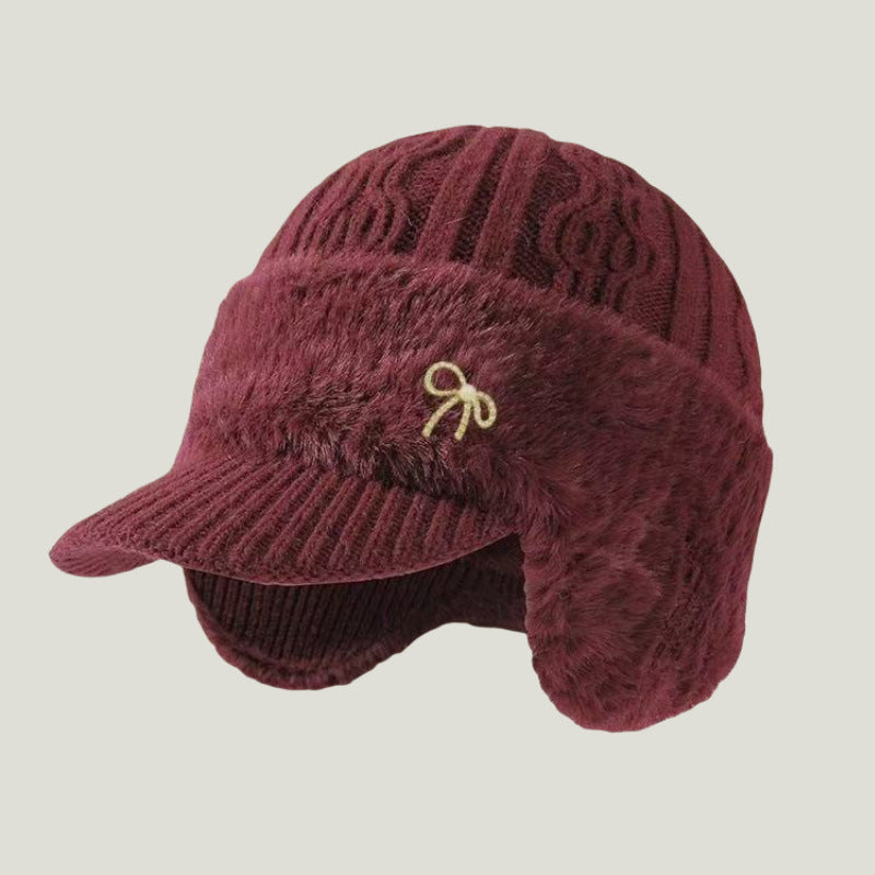 Knit Trapper Hat Fleece Lined - Image 18
