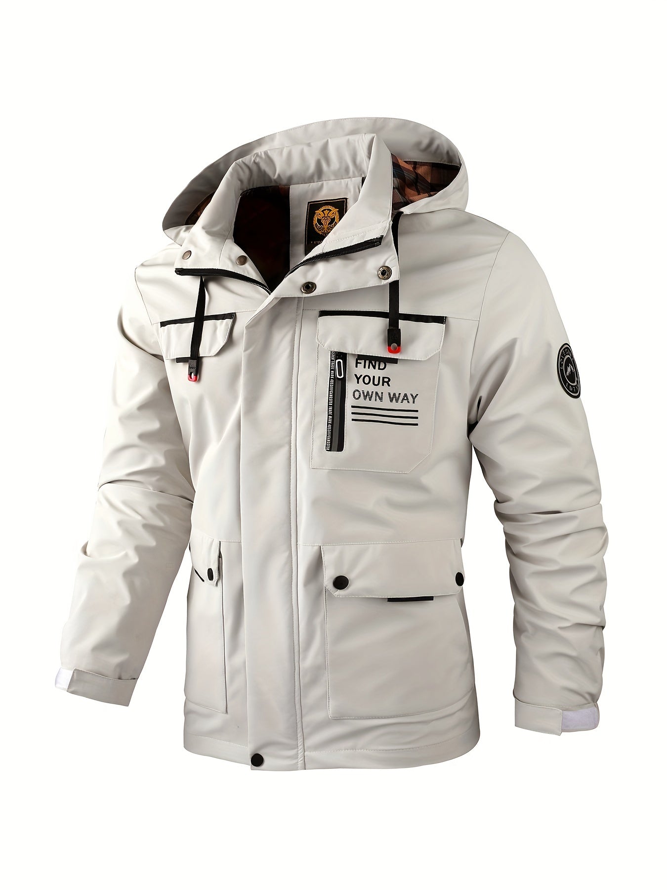 Men’s Sleek Protected Insulated Waterproof Outdoor Winter Jacket