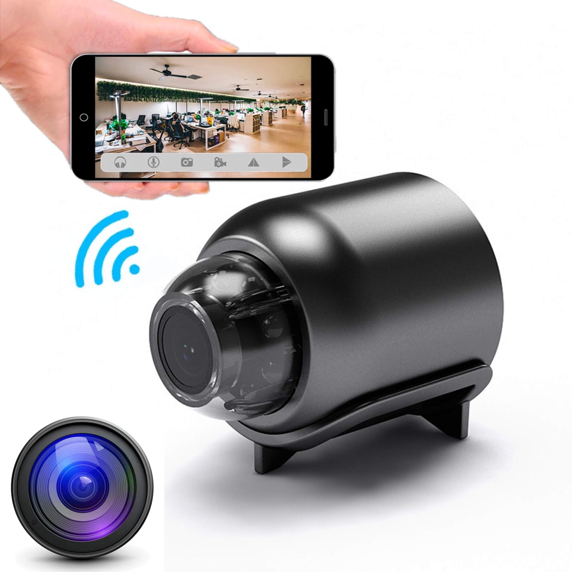 Innovative Smart Wireless HD WiFi with Wide-angle Camera