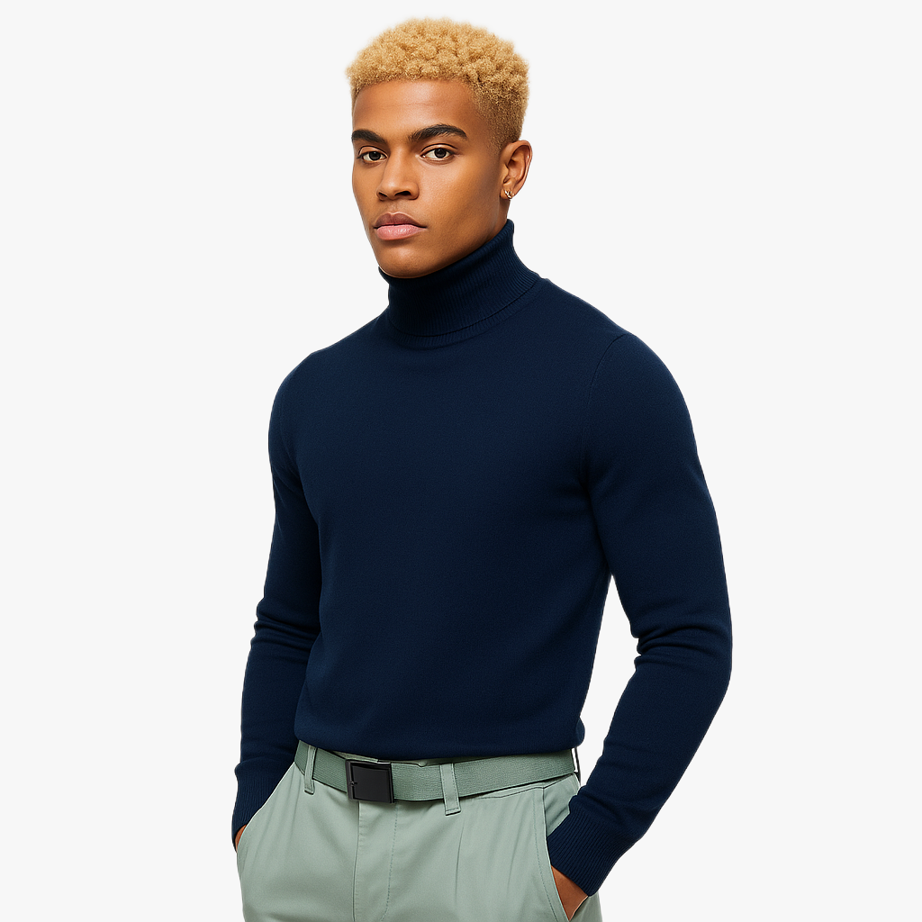 Warm Roll Neck Sweater for Chilly Days