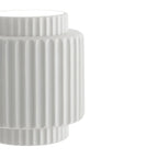 Modern Ribbed Cylinder Resin Wall Sconce Up Down Lighting - Image 9