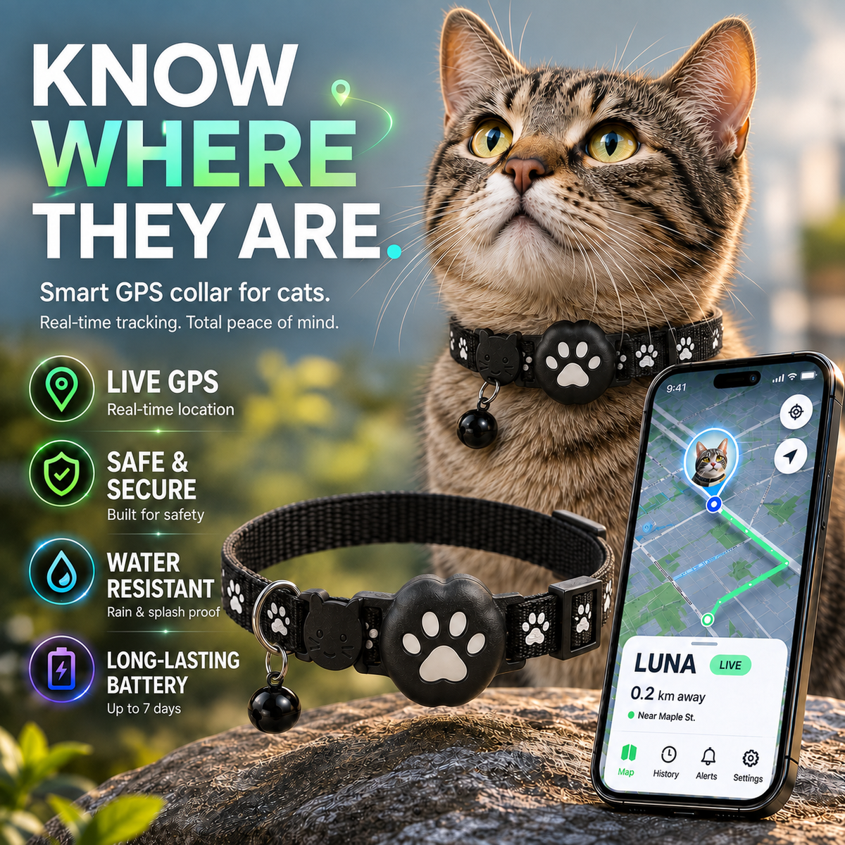 GPS Cat Collar Live Tracker - Image 4