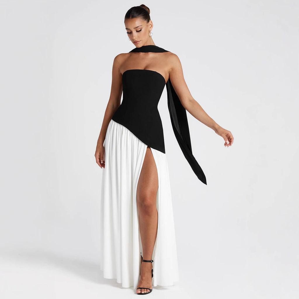 Long Sleeve Bodycon Midi Dress Ruched Slim Fit Fall Winter Party Dress