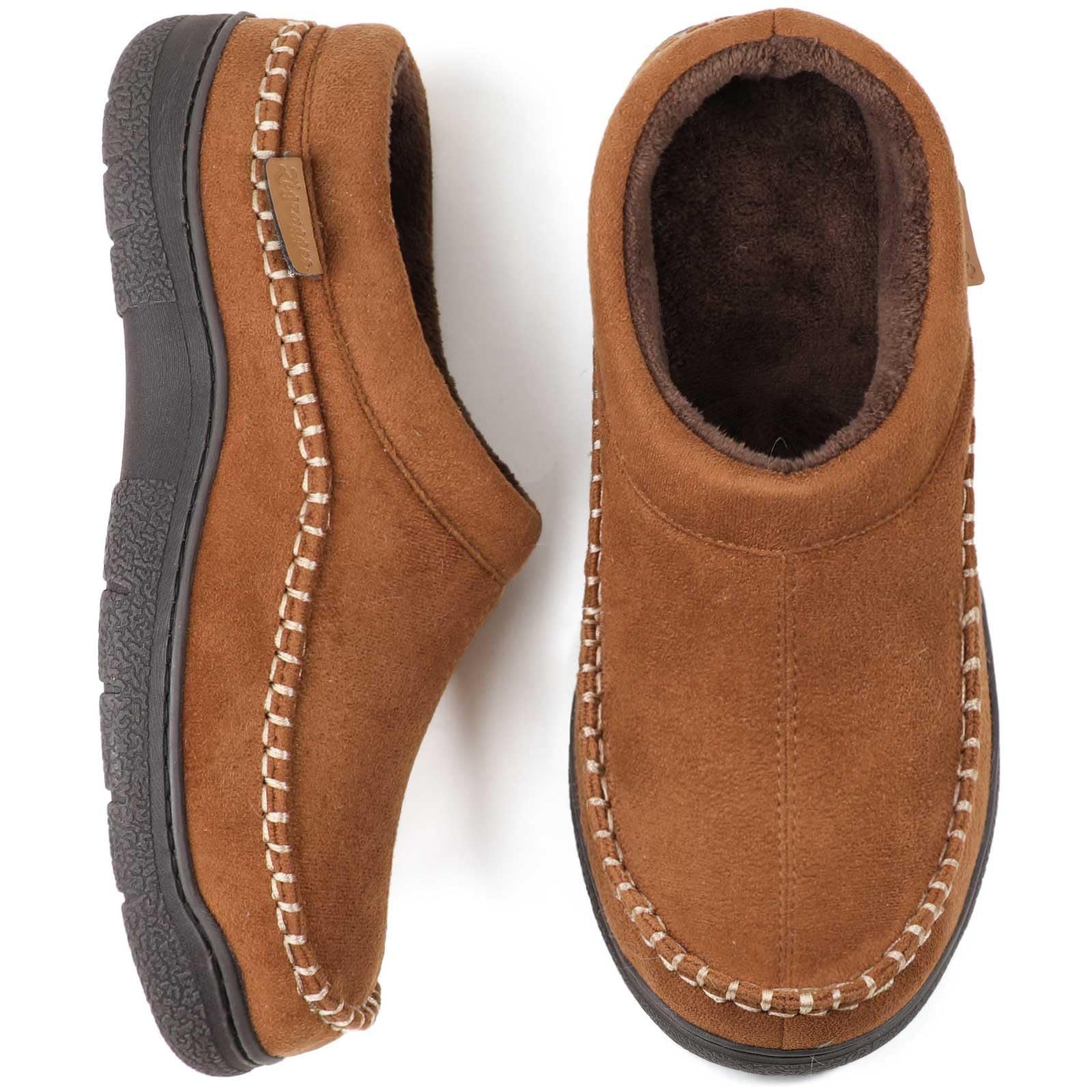 Men’s Easy Fit Cushioned Slip-On Home Slippers