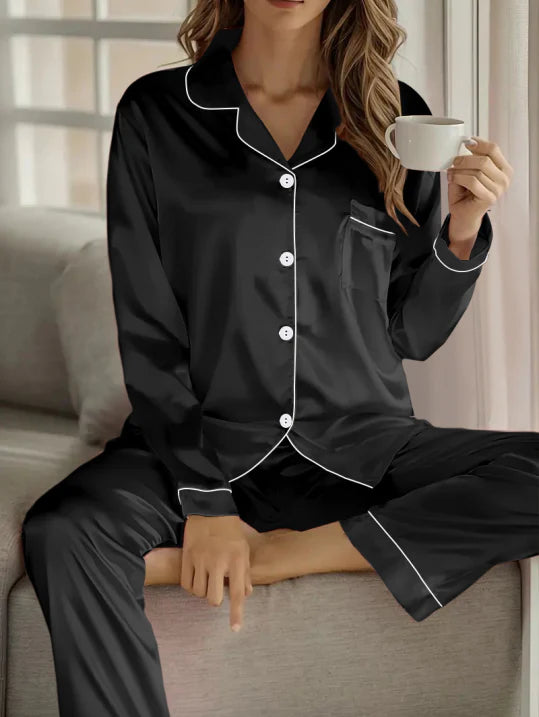Stylish Casual Breathable Complete Pajama Set for Women