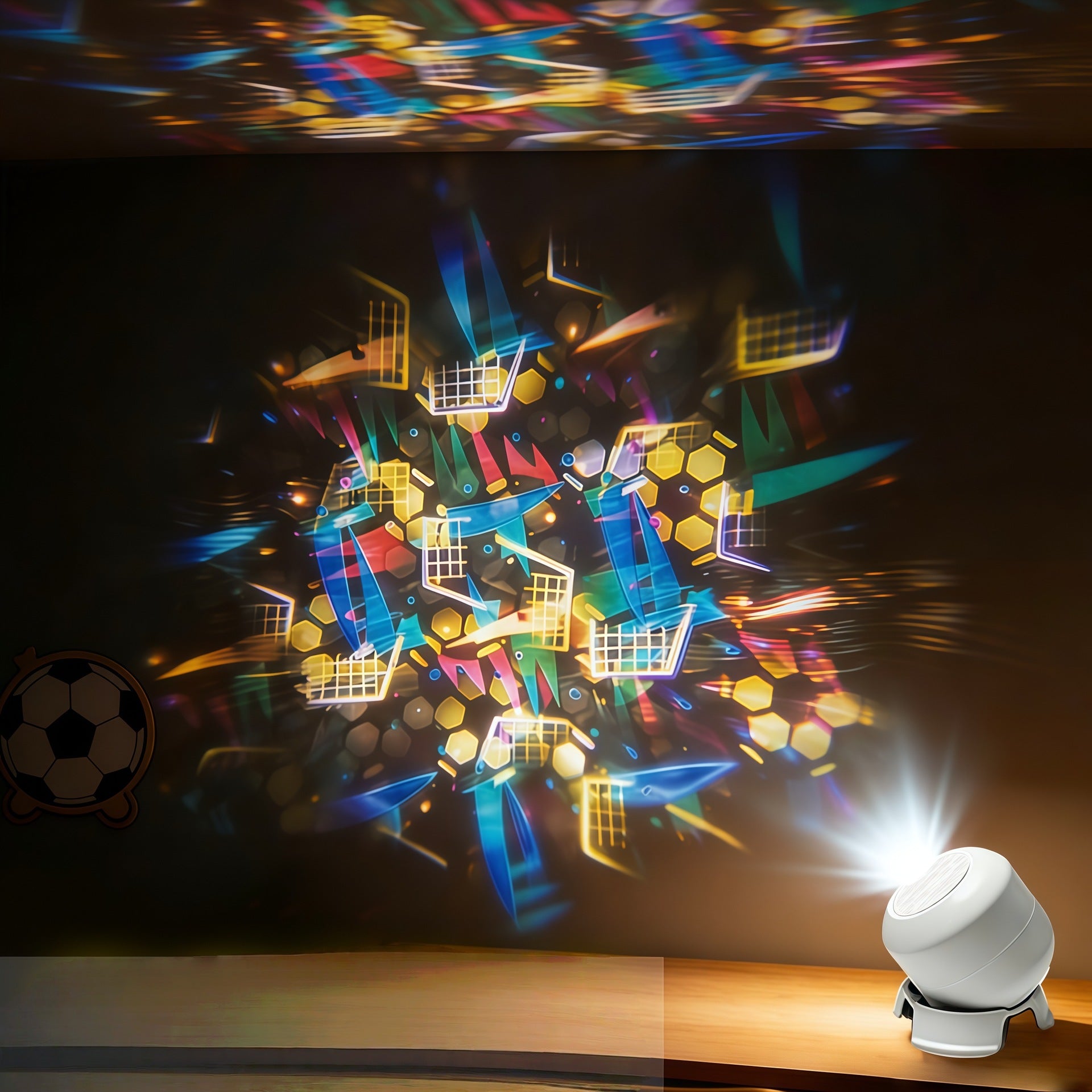 Ocean Wave Projector Light Rotating LED Night Light Bedroom Ceiling