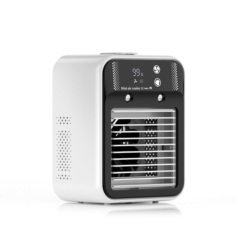 Portable Air Cooler USB Rechargeable Mini Mist Humidifier Personal Cooling Fan - Image 5