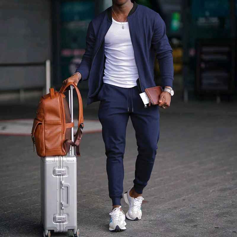 Men's Versatile Athletic Tracksuit Set -  Ideal for Workouts, Lounging, or Daily Wear