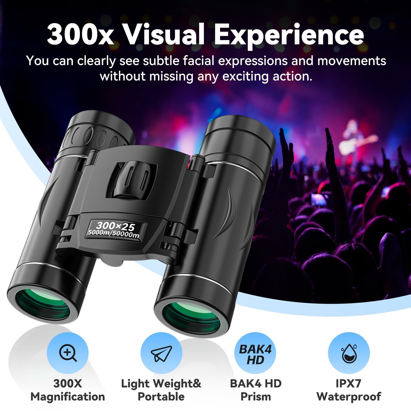 HD Compact Binoculars for Long Range Outdoor Viewing - Image 4