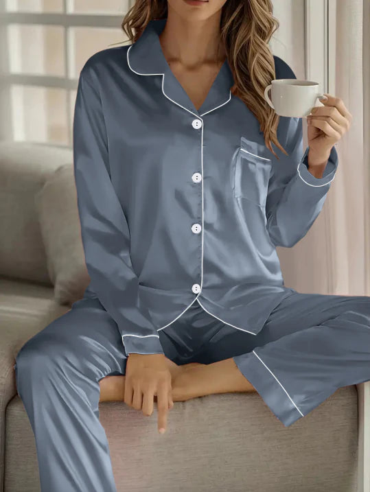 Stylish Casual Breathable Complete Pajama Set for Women