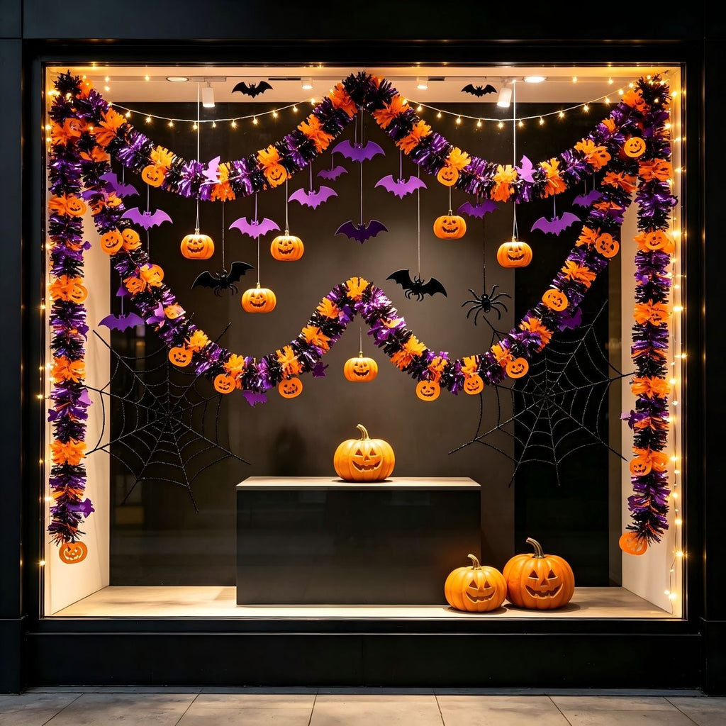 Halloween Plastic Tinsel Garland 5 Layer - Image 2