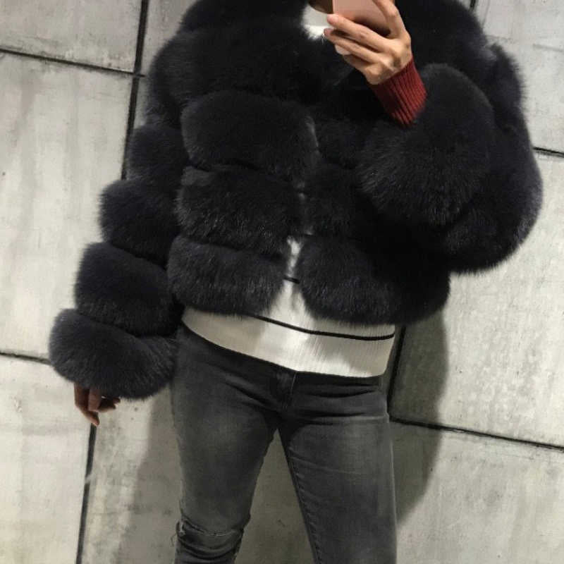 Women's Versatile Faux Fur Party Evening Jacket