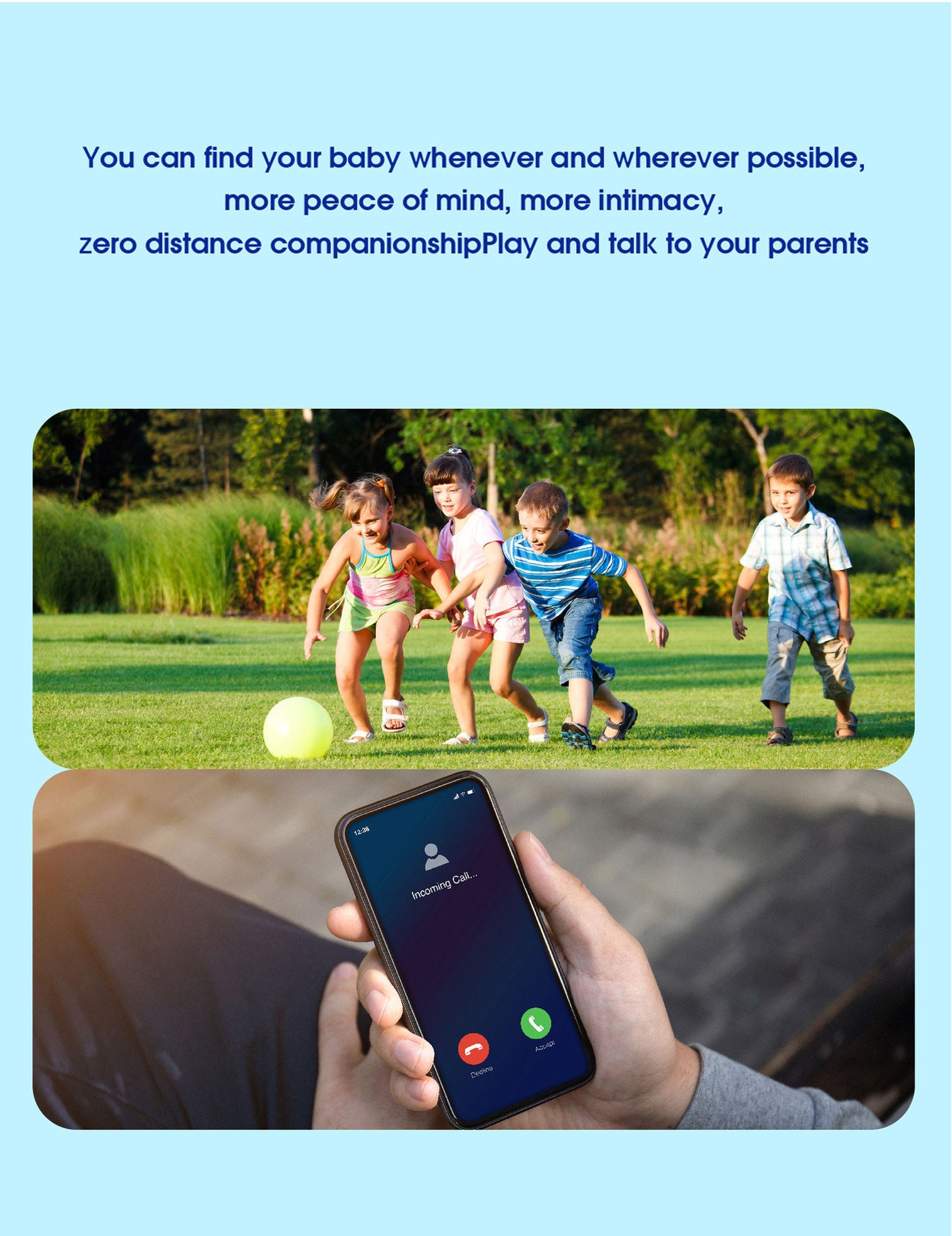 Kids Smartwatch GPS Video Calling Camera Tracker