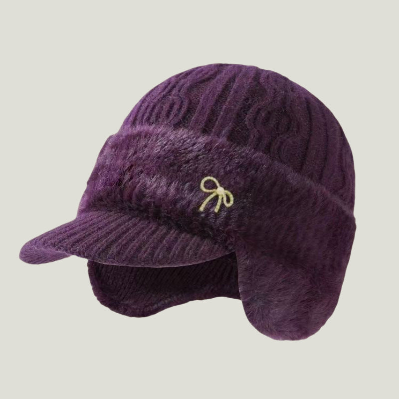 Knit Trapper Hat Fleece Lined - Image 20