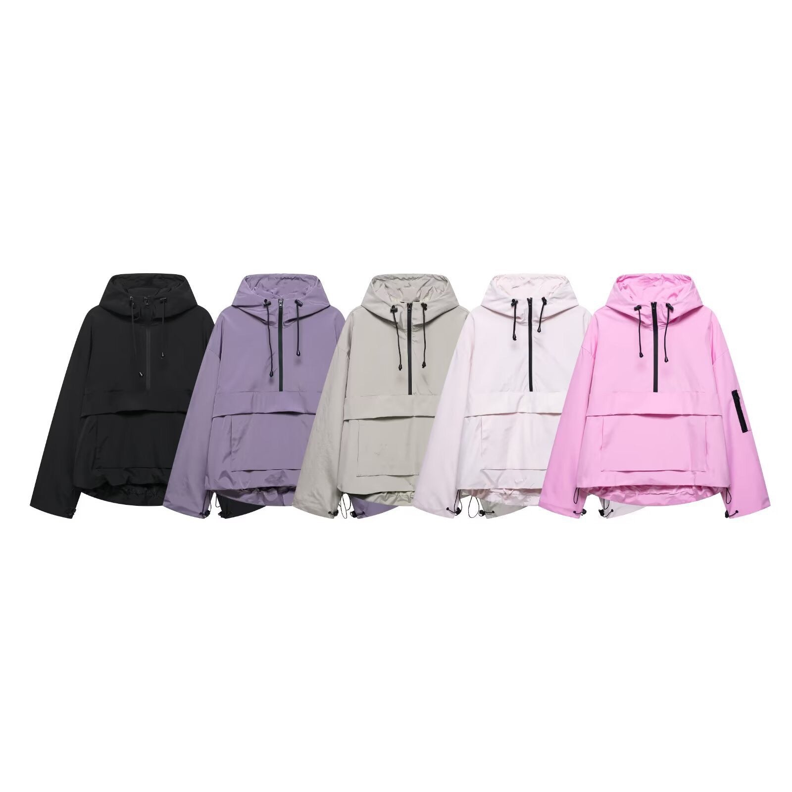 Women's 3 in 1 Waterproof Jacket Hooded Windproof Winter Rain Coat