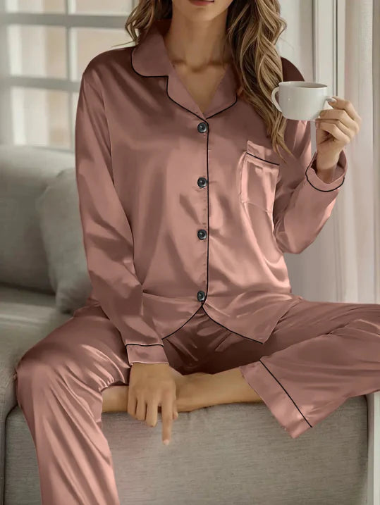 Stylish Casual Breathable Complete Pajama Set for Women