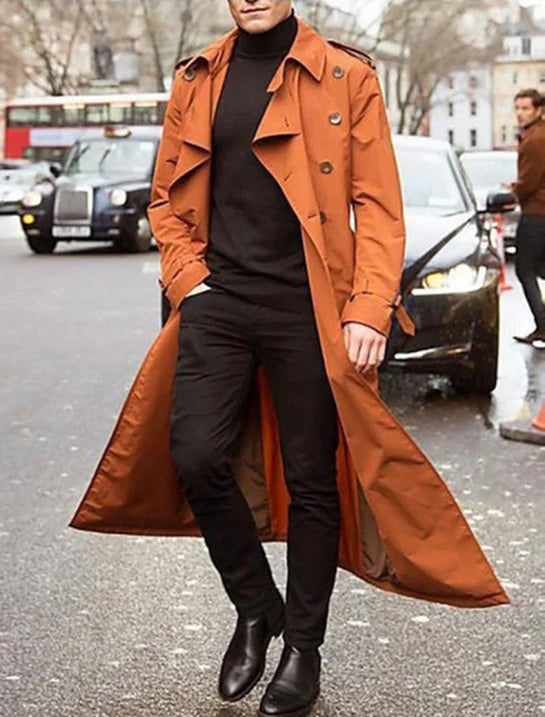 Men's Classic Practical Waterproof Trench Coat - Reliable Weather Protection