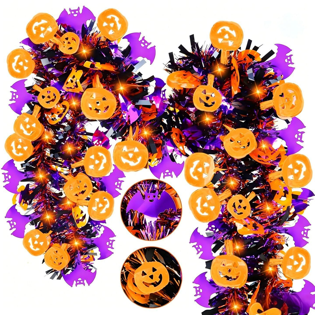 Halloween Plastic Tinsel Garland 5 Layer - Image 3