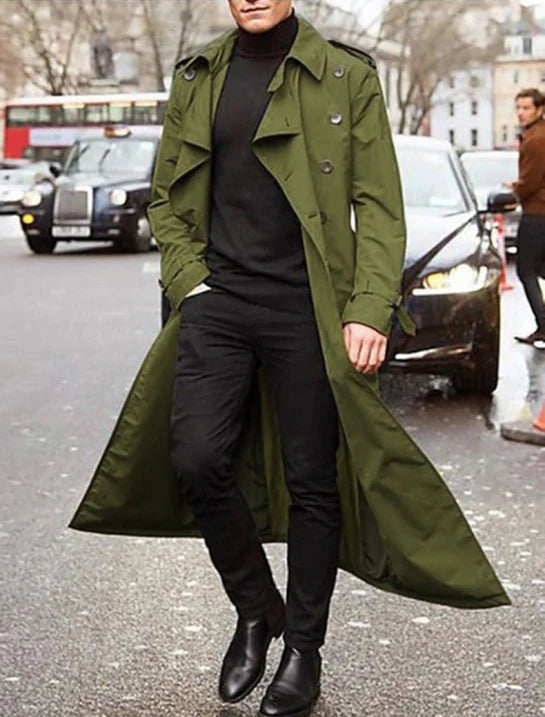 Men's Classic Practical Waterproof Trench Coat - Reliable Weather Protection