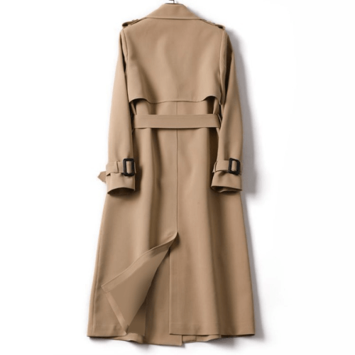Retro Modern Long Trendy Trench Coat for Women
