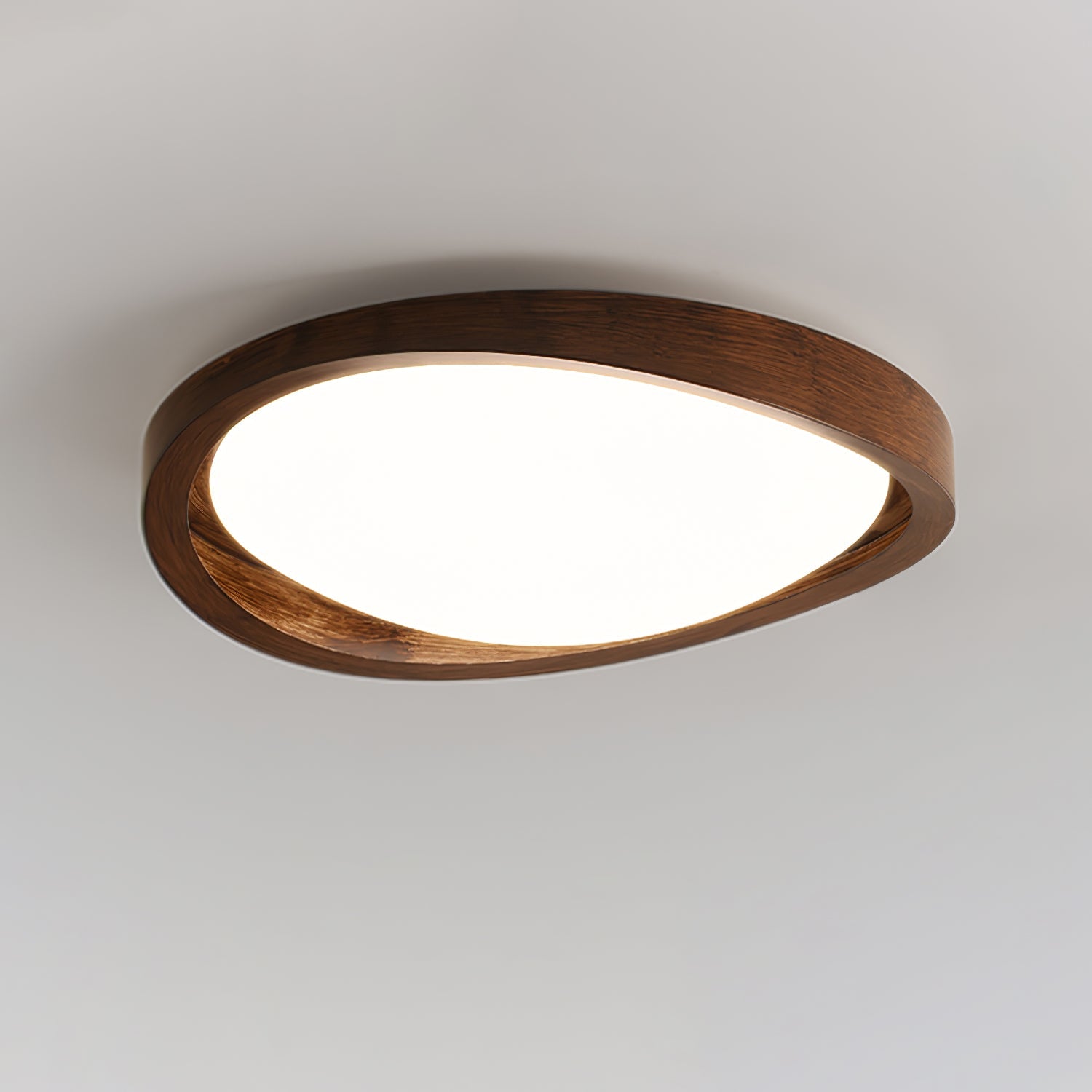 Walnut Curved Edge Ceiling Light - Image 11