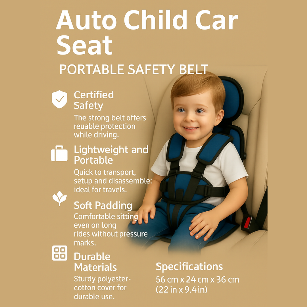 Reliable Portable Travel Safety Child Car Seat