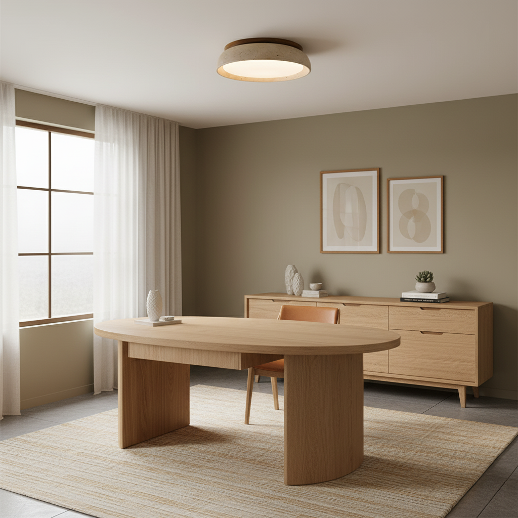 Piedra Travertine Ceiling Light - Image 11