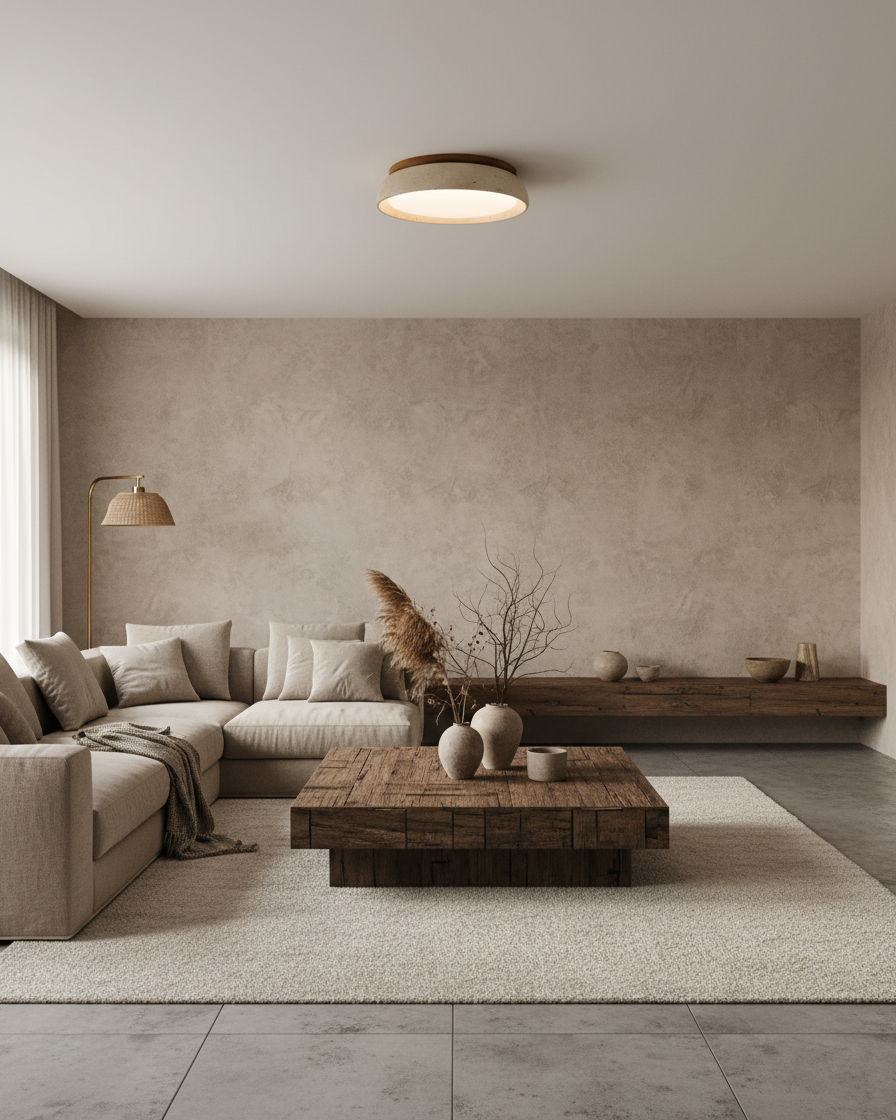 Piedra Travertine Ceiling Light - Image 14