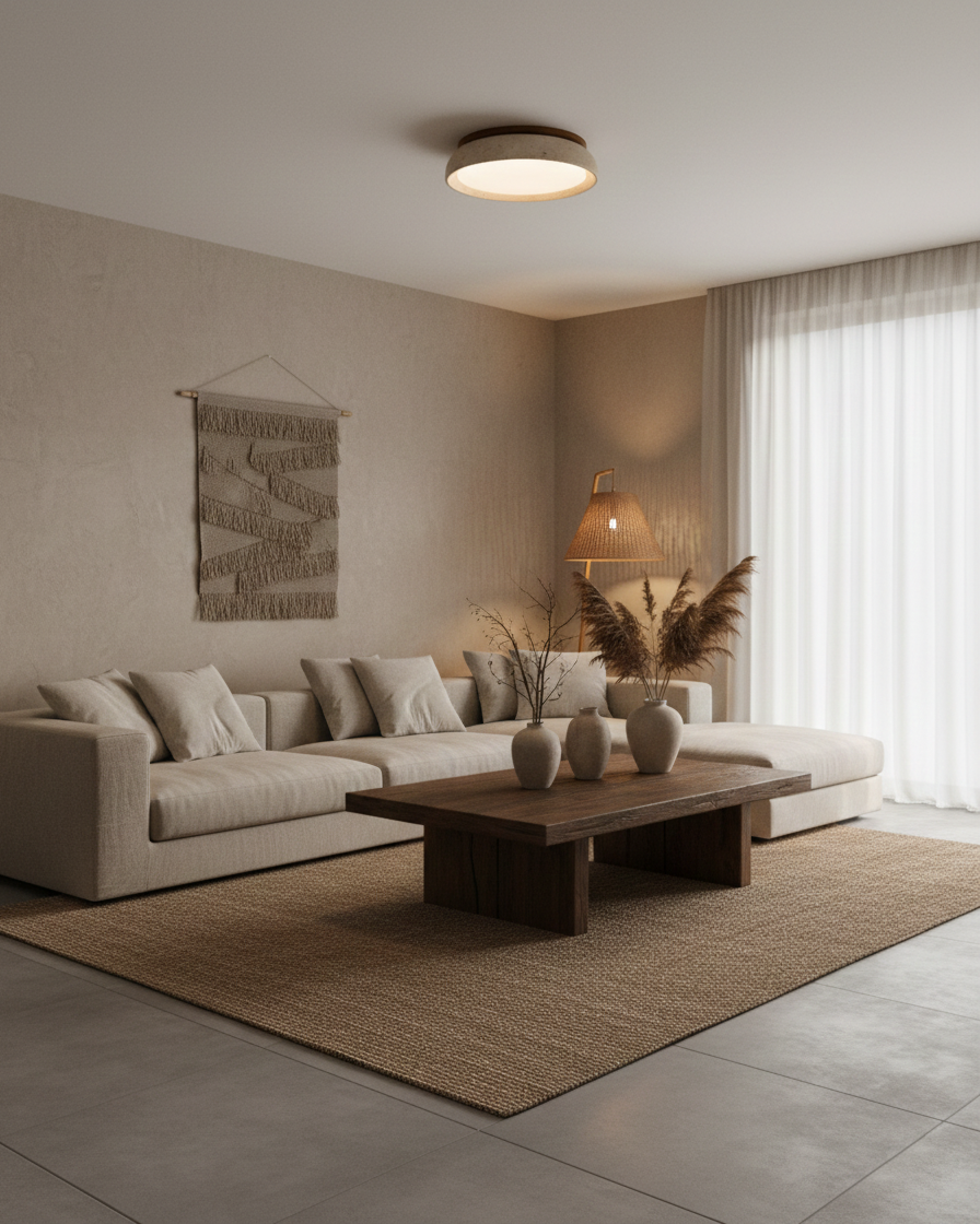 Piedra Travertine Ceiling Light - Image 16
