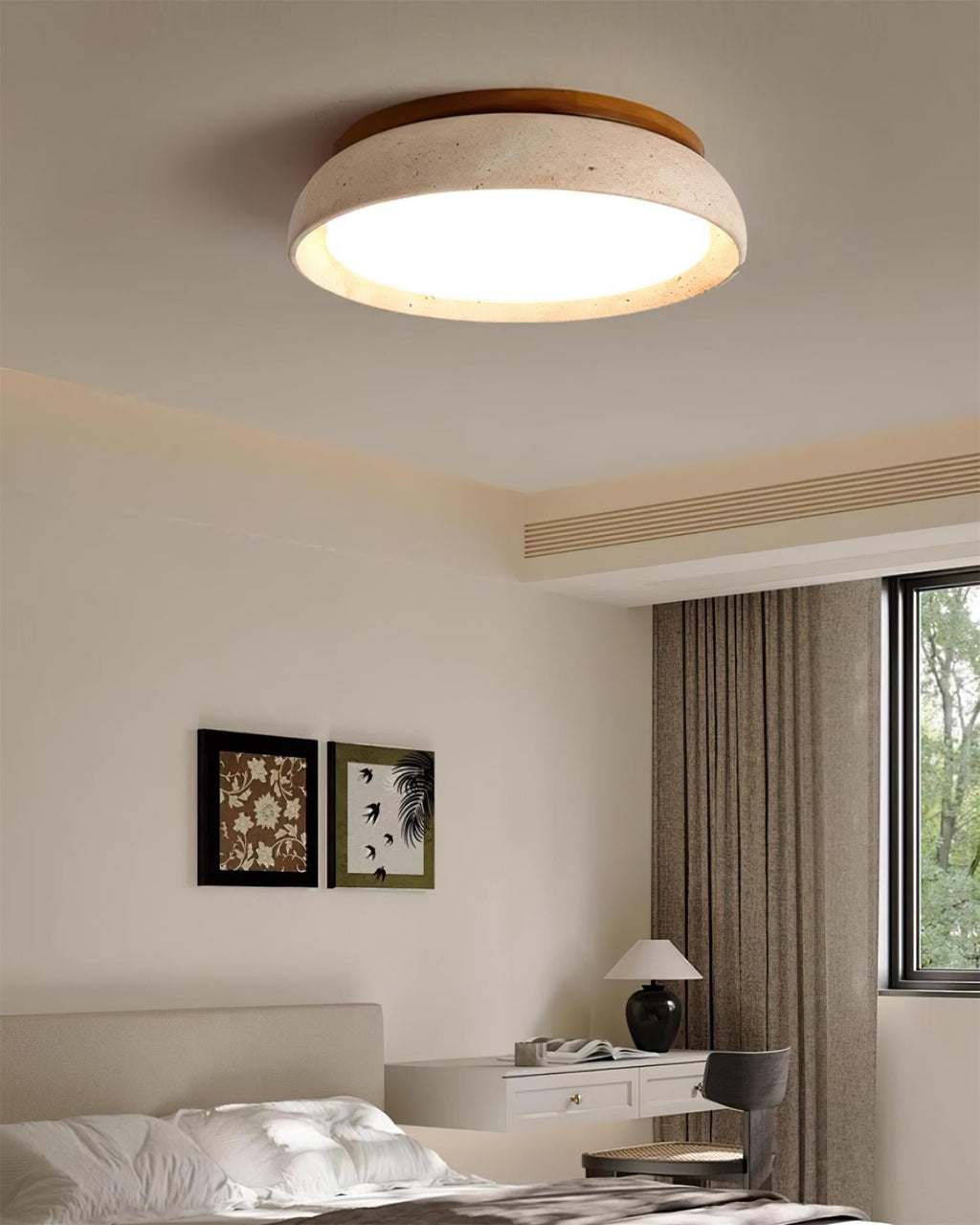 Piedra Travertine Ceiling Light - Image 31