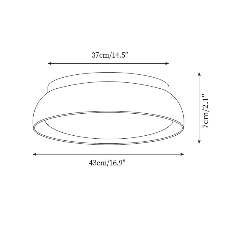 Piedra Travertine Ceiling Light - Image 6