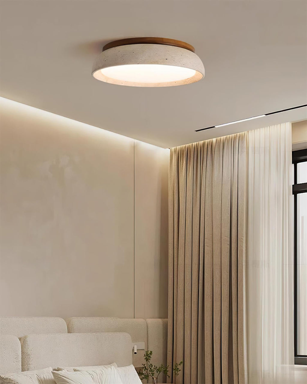 Piedra Travertine Ceiling Light - Image 29