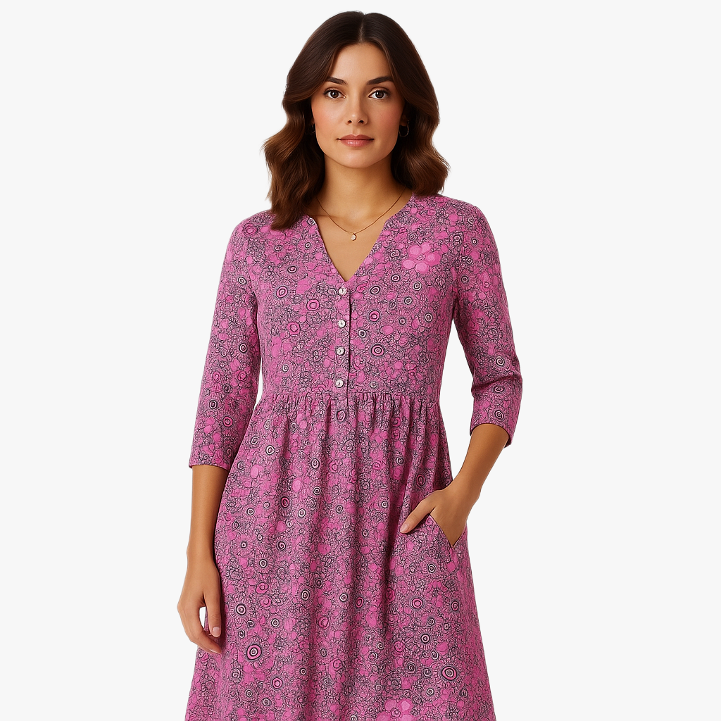 Floral Printed Dress for Any Event
