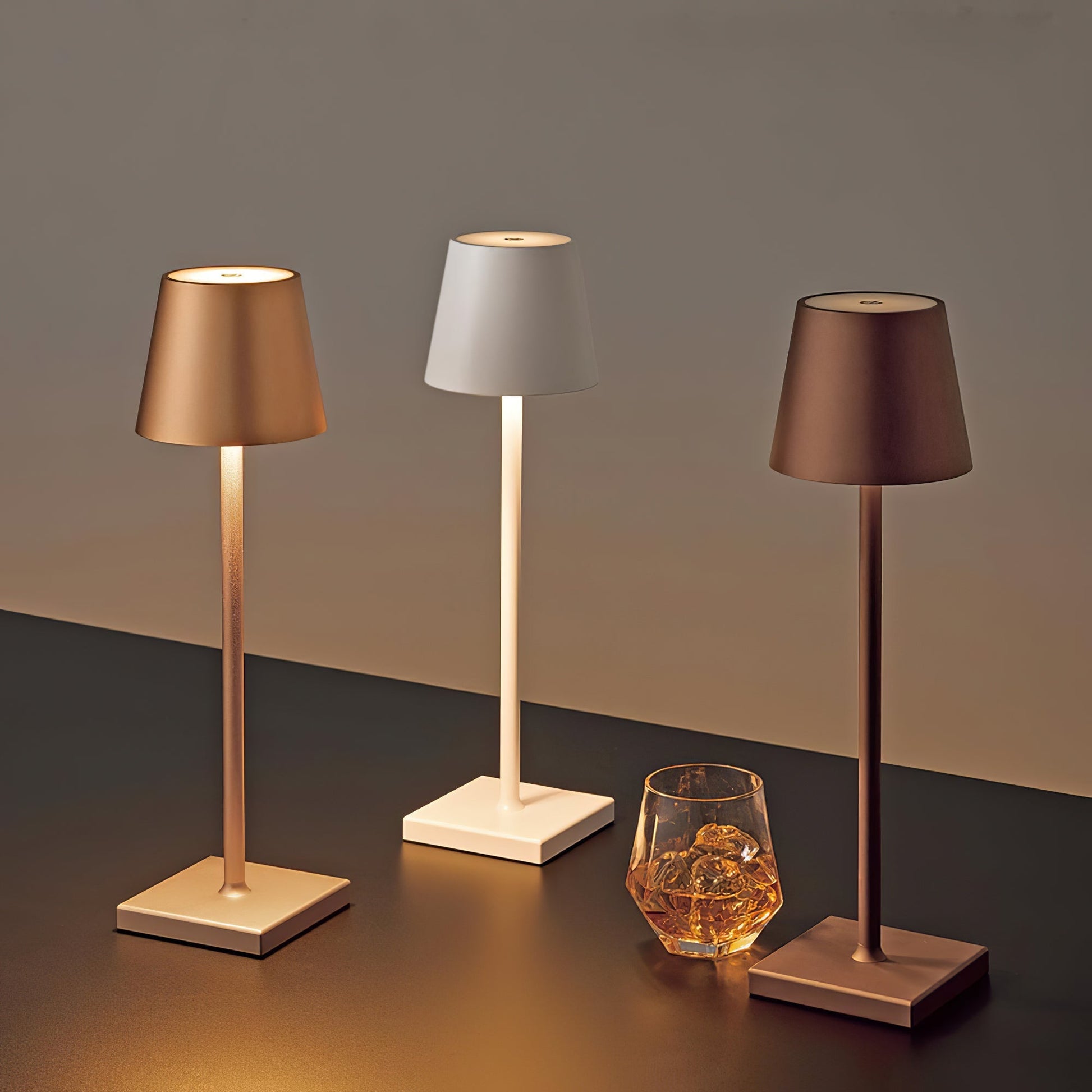 Portable LED Table Lamp Dimmable Metal Light for Indoor & Outdoor Use - Image 8