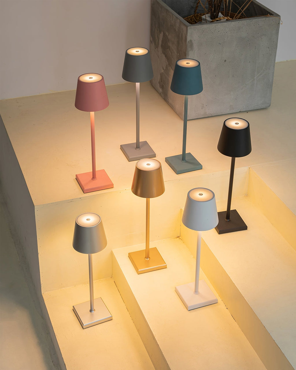 Portable LED Table Lamp Dimmable Metal Light for Indoor & Outdoor Use - Image 24